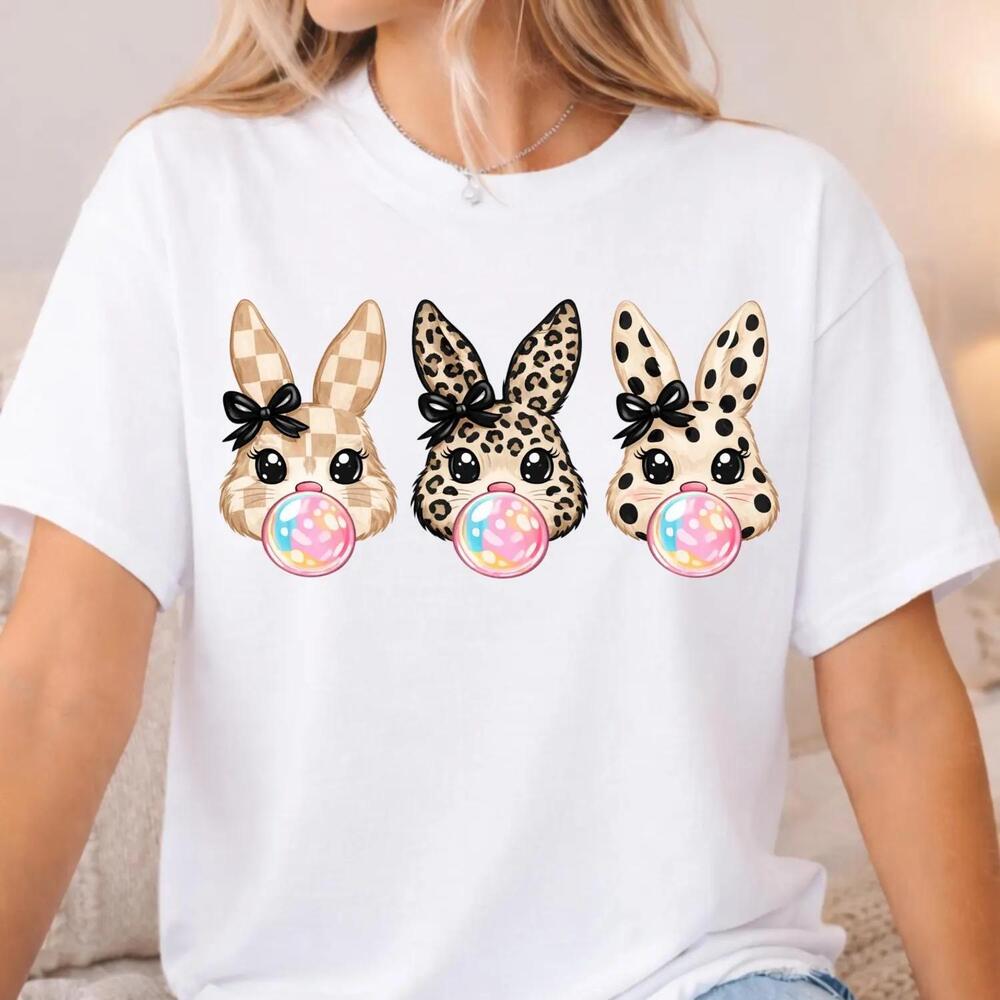 Easter Bunny Shirt, Coquette Rabbit Tee,  Easter Shirt